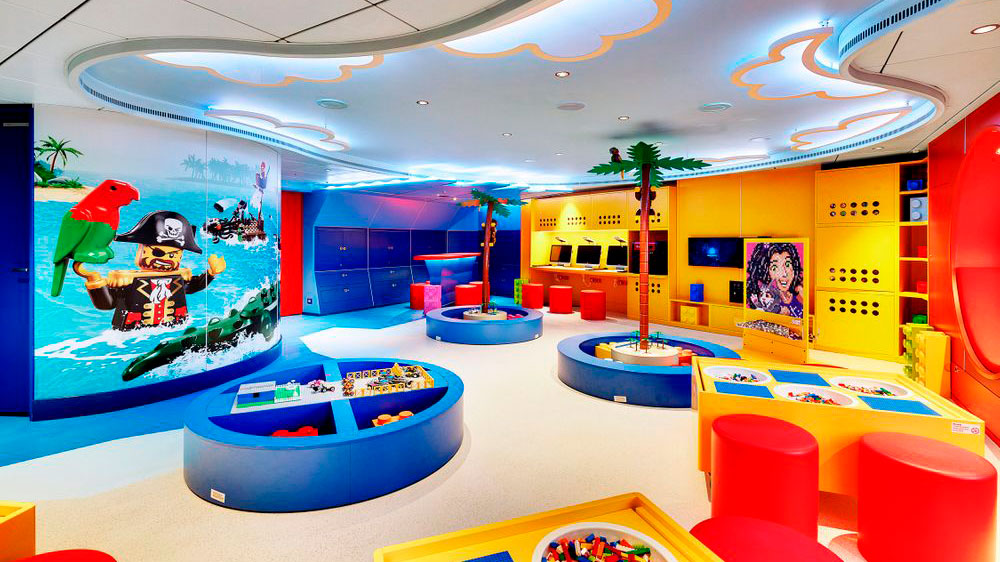 atrações MSC Seaside - juniors club lego