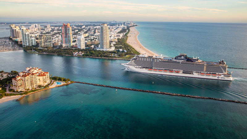 cruzeiros Estados Brasil:MSC Seashore em Miami