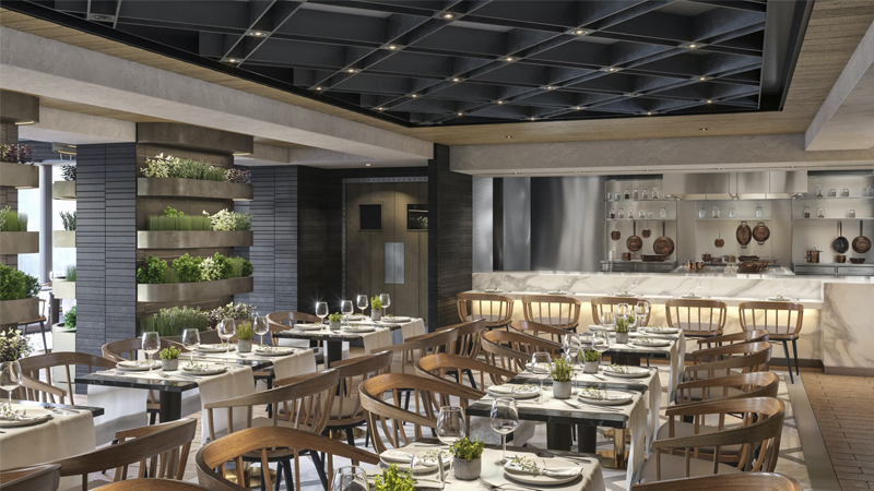 Novo restaurante do MSC World Europa