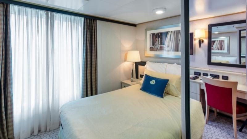 Cabine para viajantes solo na Cunard