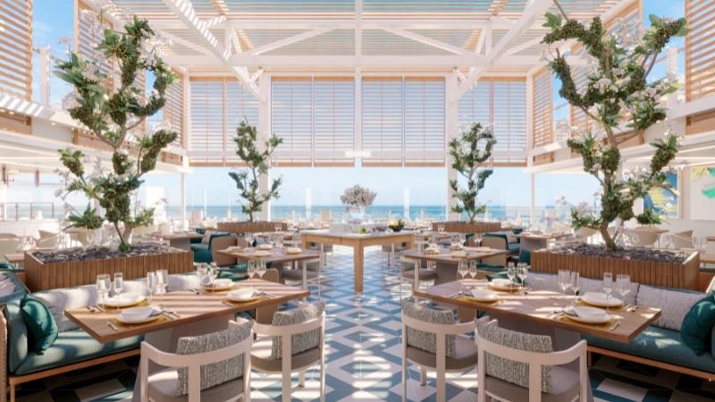 Ambiente The Marquee é um dos espaços de restaurantes do Silver Nova