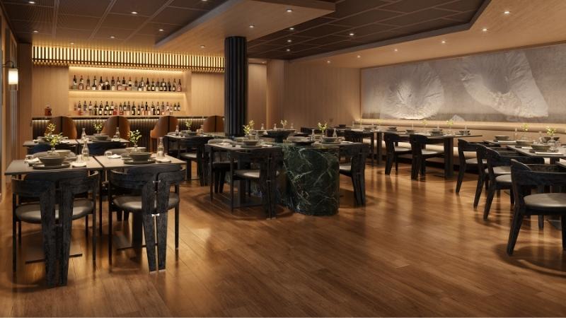 Kaiseki é um dos restaurantes do Silver Nova