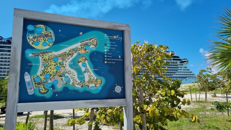 Ilha Ocean Cay, nas Bahamas