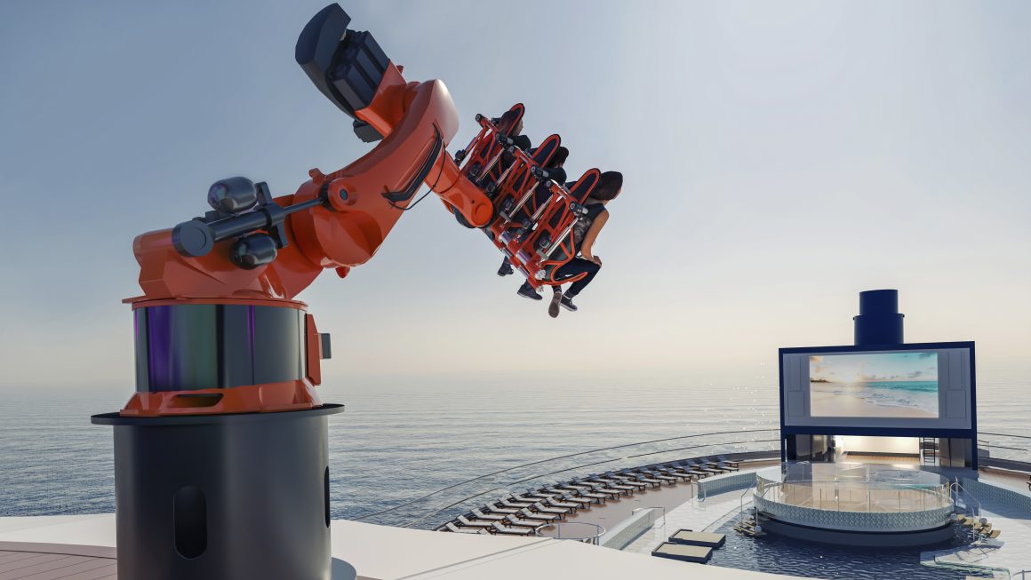 Robotron, atração radical a bordo do MSC Seascape