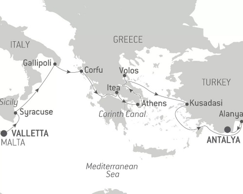 O Mediterrâneo: nas pegadas das Grandes Civilizações