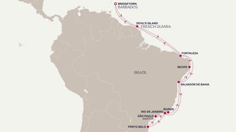 roteiro explora america do sul