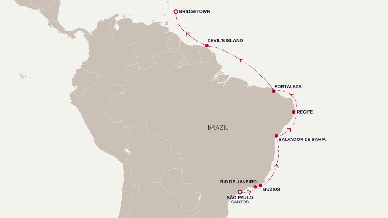 roteiro explora america do sul