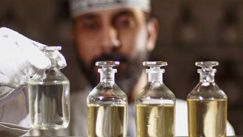Fábrica de perfumes Amouage, em Omã