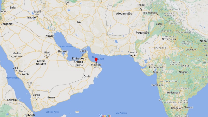 Localização de Mascate