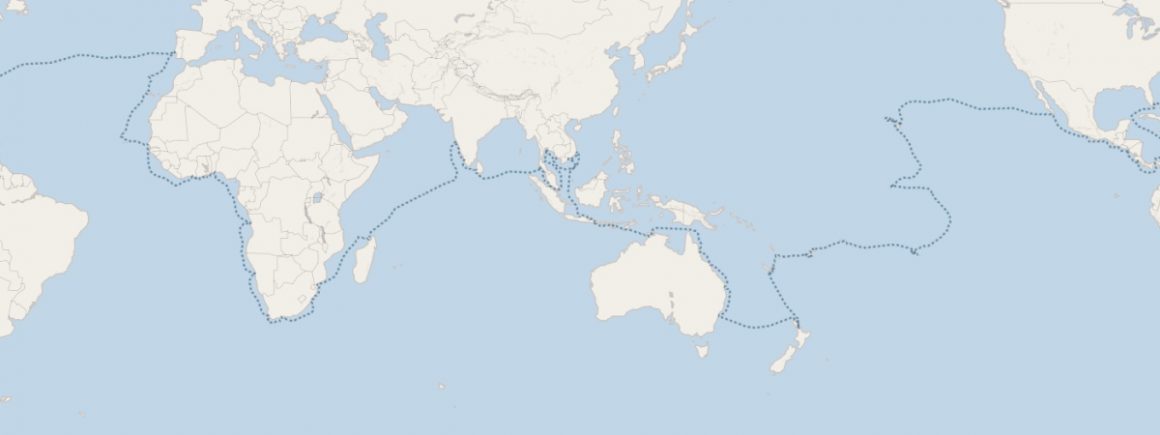 Roteiro volta ao mundo 2026 Regent