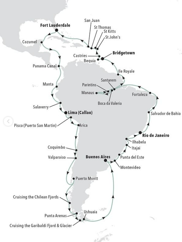Grand South America - Silversea