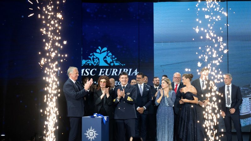 inauguração MSC Euribia