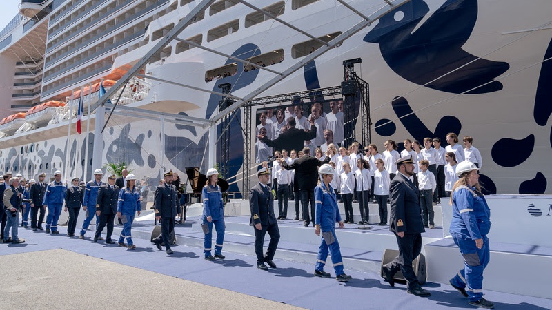 Entrega do MSC Euribia