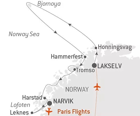 Polar Lights From North Cape to the Lofoten Islands