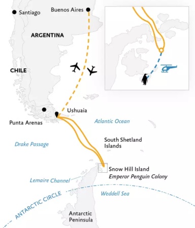 Roteiro Snow Hill Island, Antarctica: The Impossible Journey