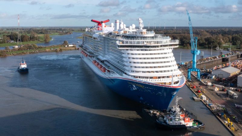 Carnival Jubilee teste em rio