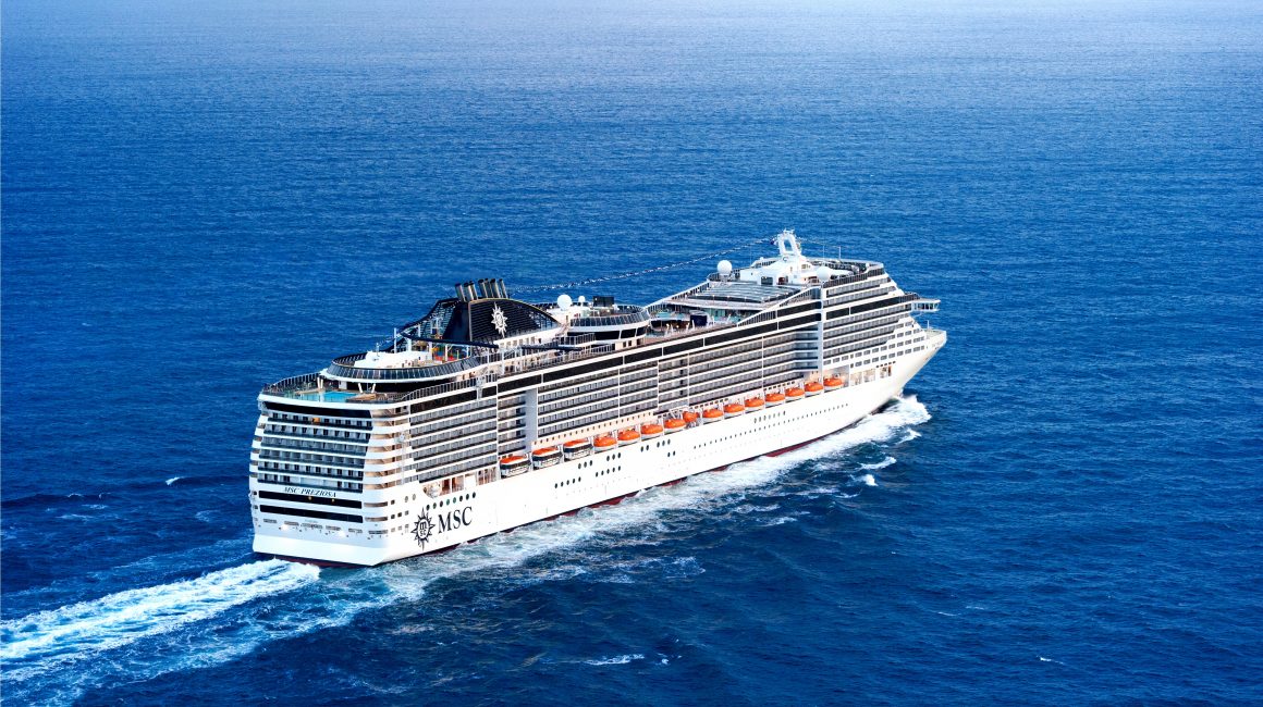 MSC Preziosa na festa do peão em alto mar