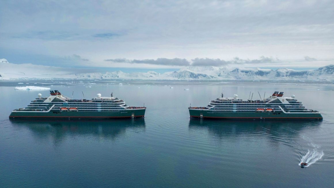 Seabourn encontro de navios na antártica
