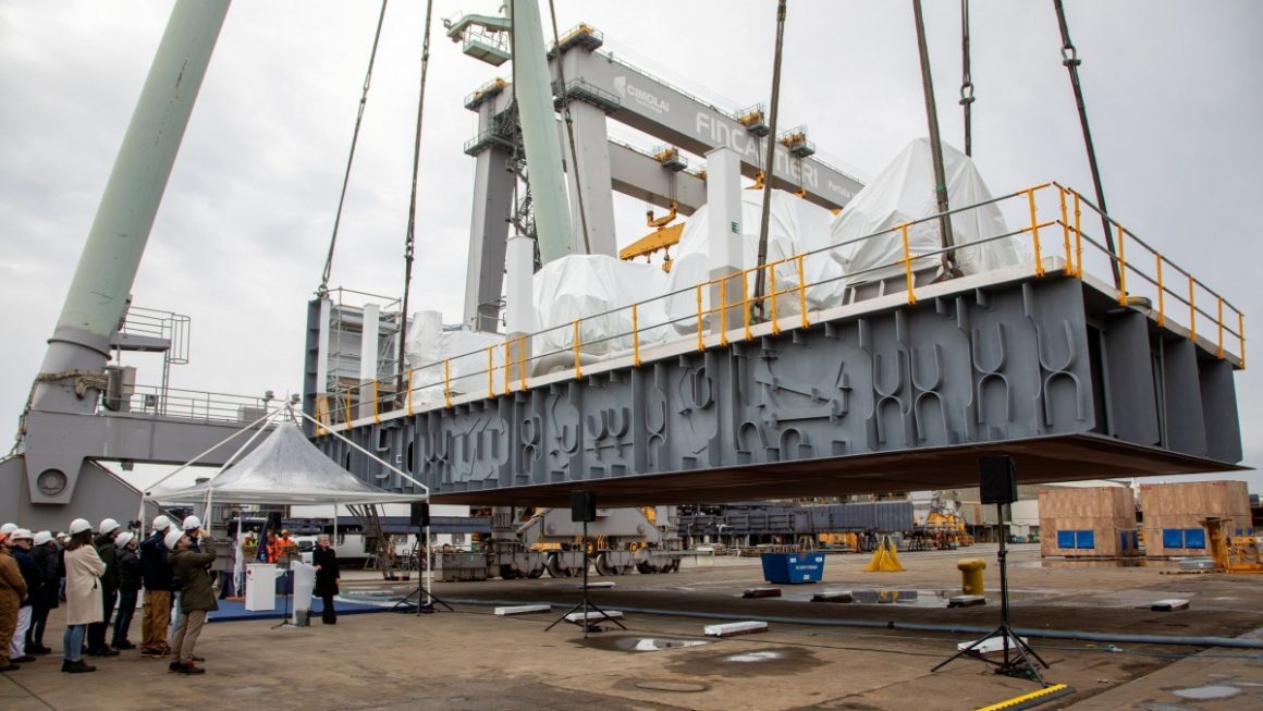 Cerimônia de Quilha do Star Princess