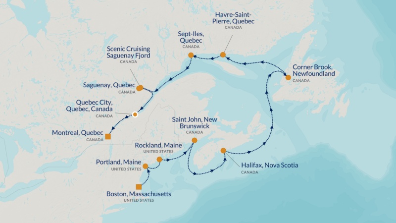 roteiro outono azamara