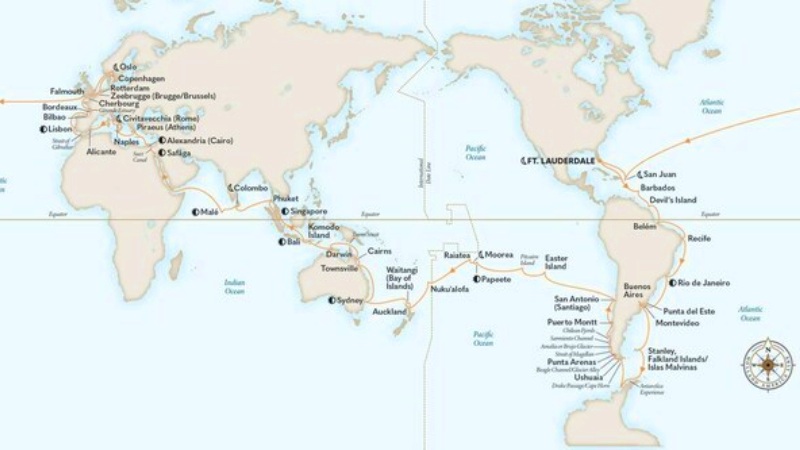 Grand World Voyage 2026 da Holland