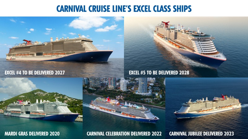 navios de cruzeiro classe excel