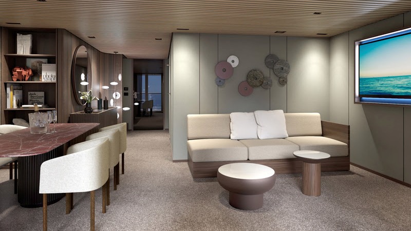 Norwegian Aqua The Haven Duplex Living Room