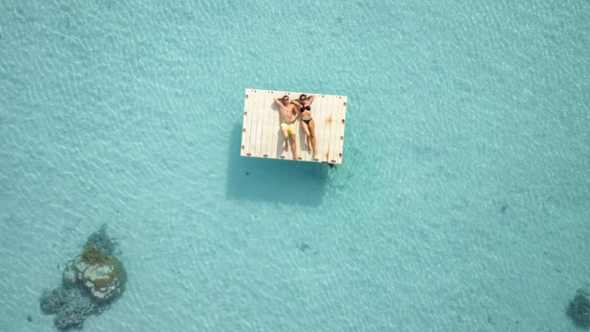 cenário paradisíaco da Polinésia Francesa