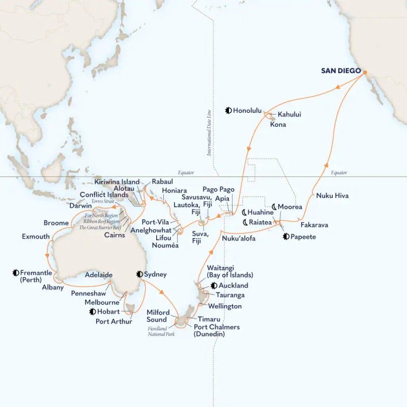 Grand Australia and New Zealand Voyage de 2026