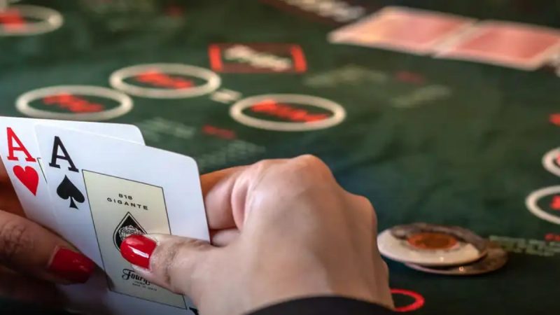 mesa de jogo de cassino