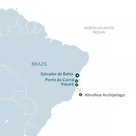 Roteiro Charms of the Brazilian Coastline