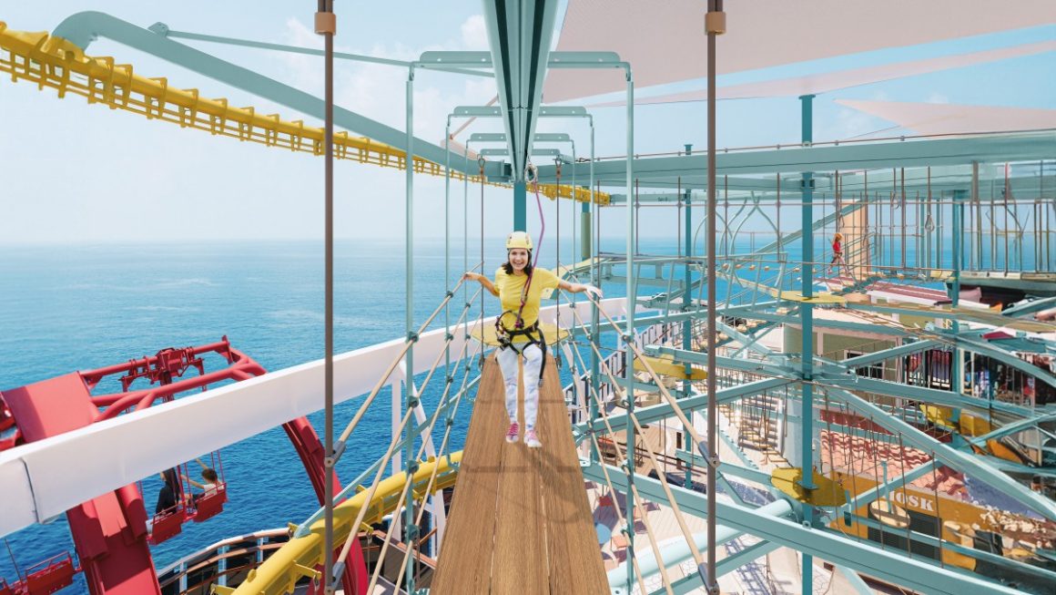 High Trail Ropes Course, no MSC World America