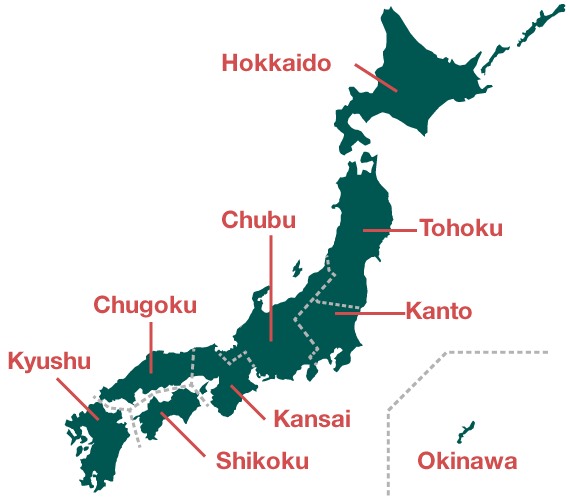 Regiões do Japão