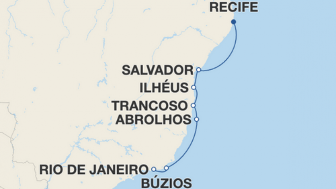 Roteiro de Recife ao Rio de Janeiro