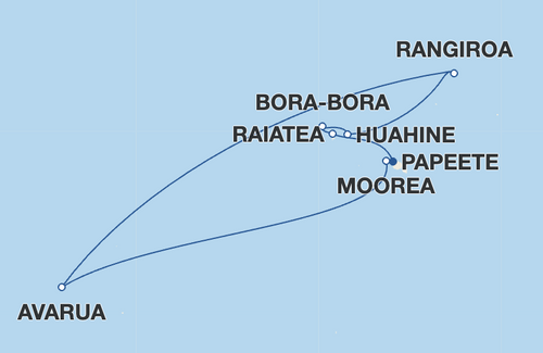 Roteiro Regent para Polinésia Francesa
