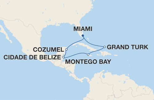 Roteiro a bordo do Queen Elizabeth