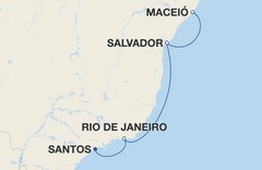 Roteiro passando por Salvador