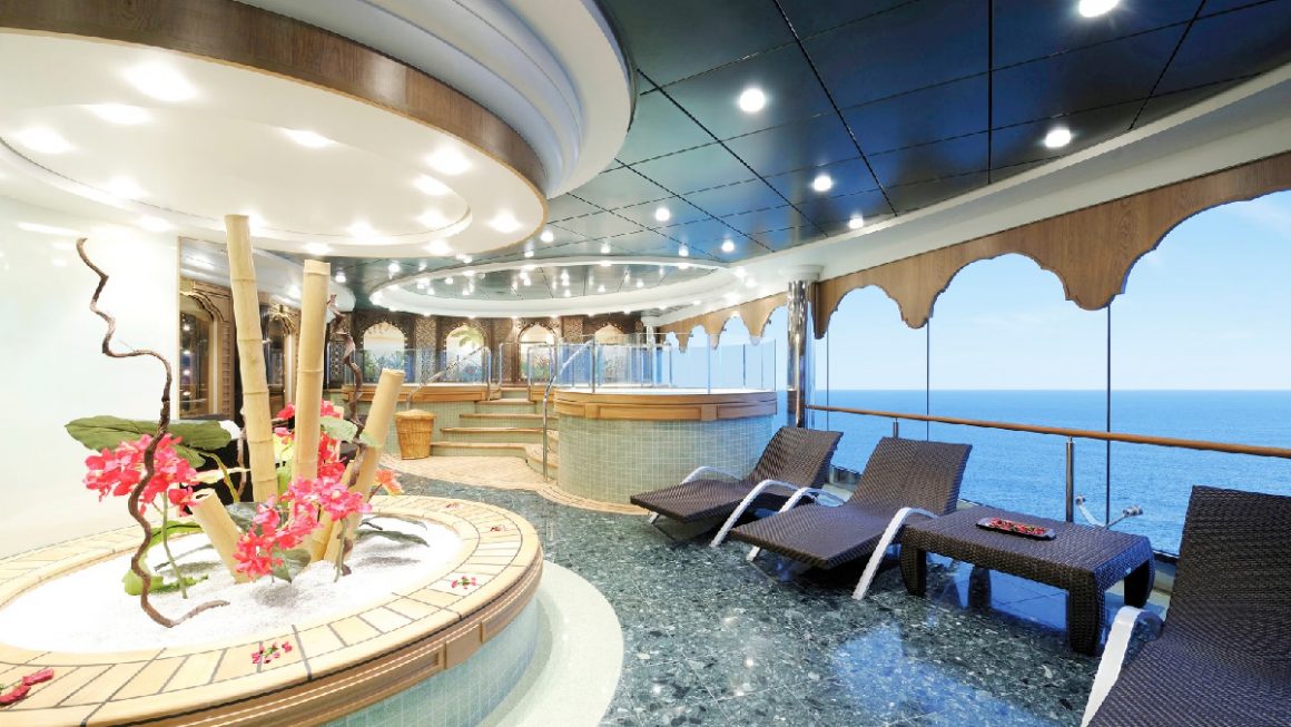 Área de relaxamento do MSC Poesia