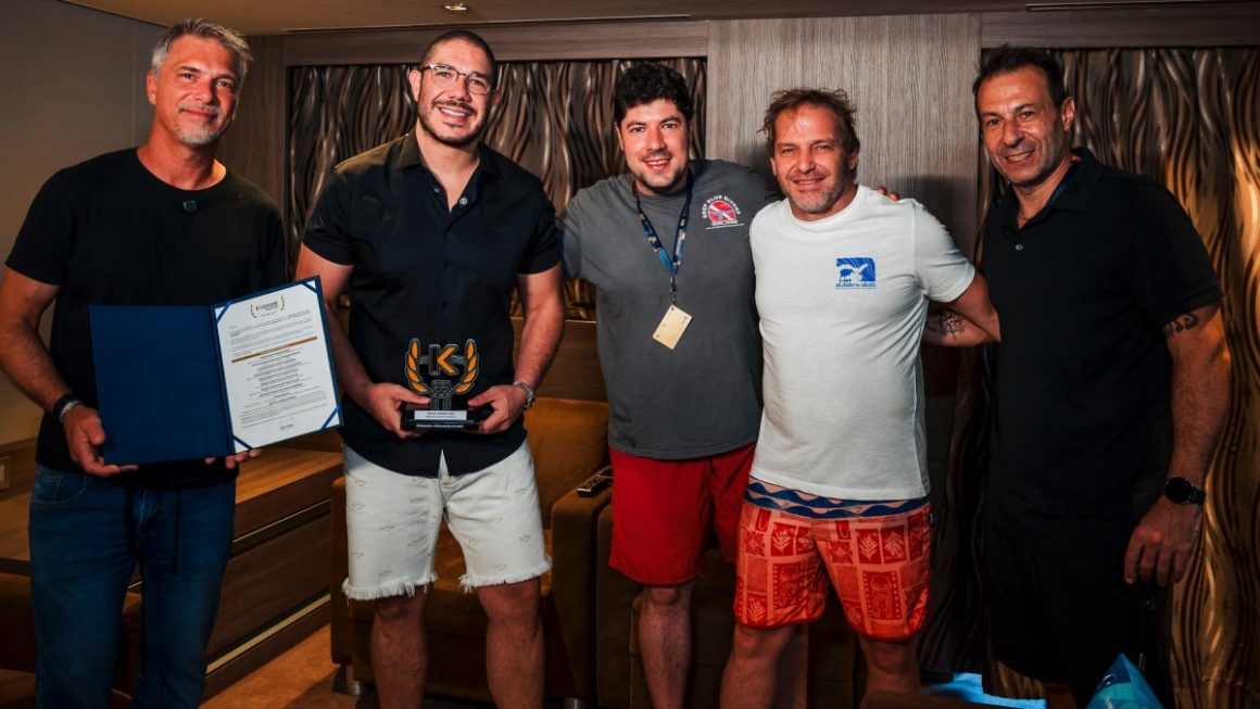 Diretores da Krooze com Bruno Ribeiro, vice-presidente da PromoAção