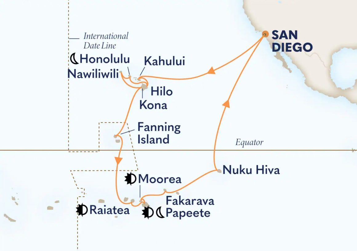 Roteiro Hawaii, Tahiti e Marquesas