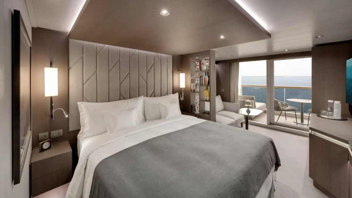 Suíte Ocean Terrace do Navio EXPLORA II