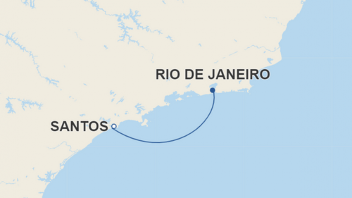 Roteiro do Rio de Janeiro para Santos