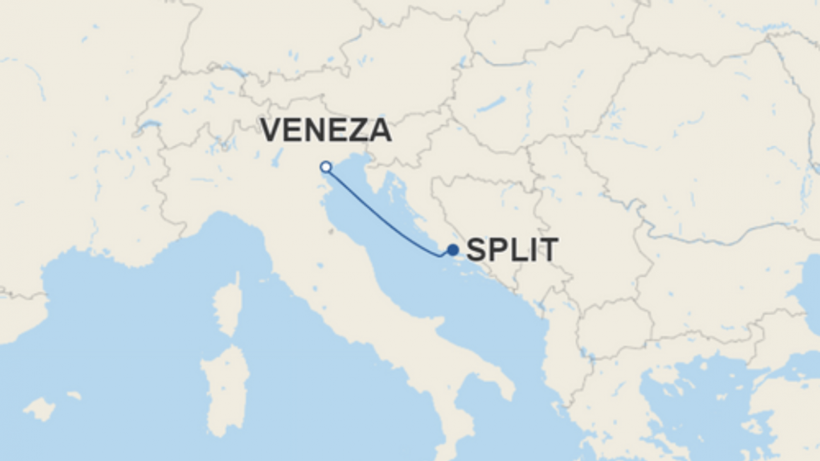 Roteiro de Split para Veneza