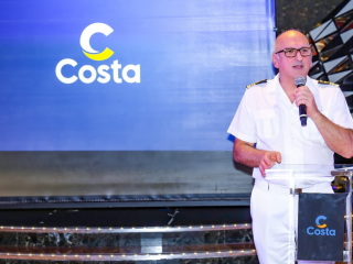 Stefano Boccaccio, comandante do Costa Pacifica