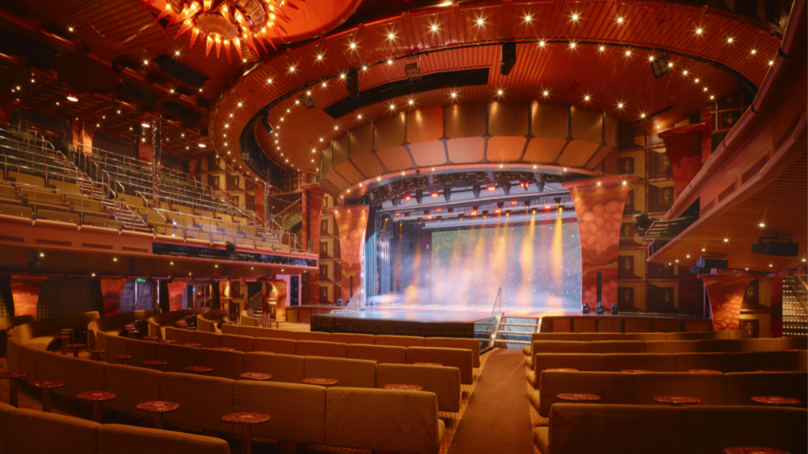 Teatro do navio Costa Pacífica