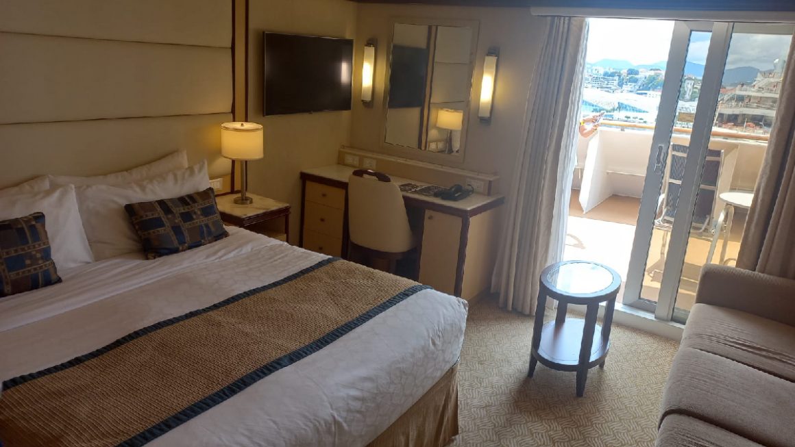 Mini suíte do navio Majestic Princess