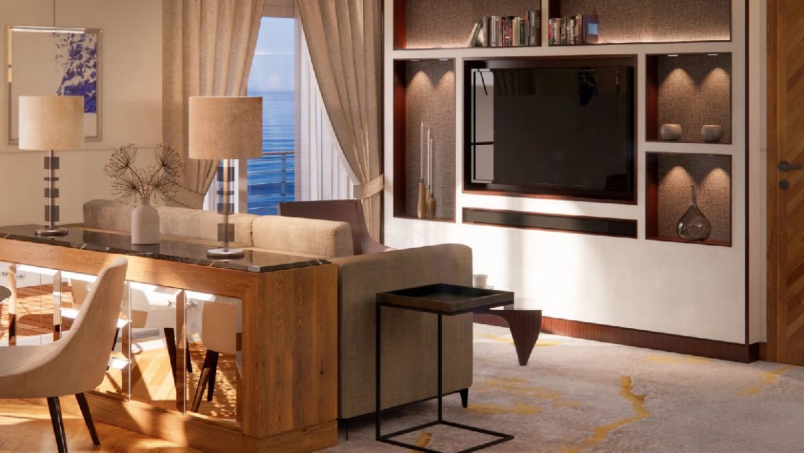 Junior Penthouse Suíte do Crystal Symphony