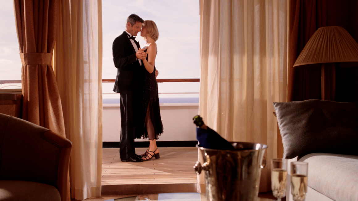 Pôr do sol com champagne