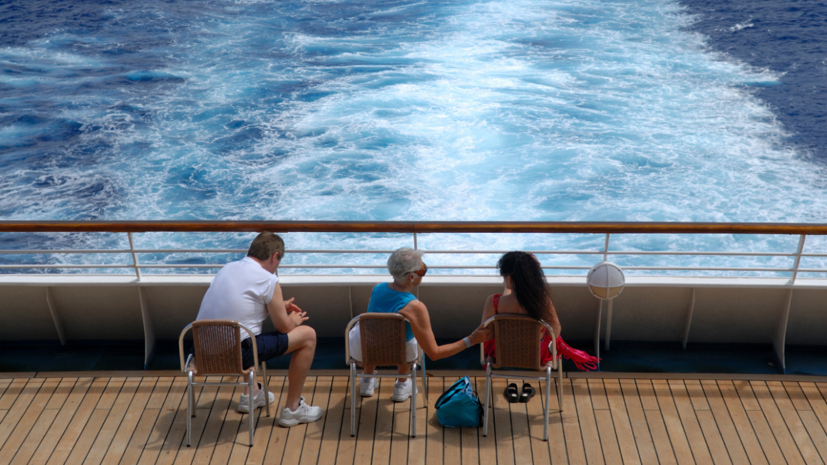 Apreciando os momentos a bordo