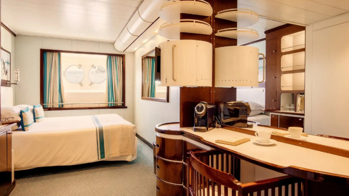 Cabine do cruzeiro Club Med